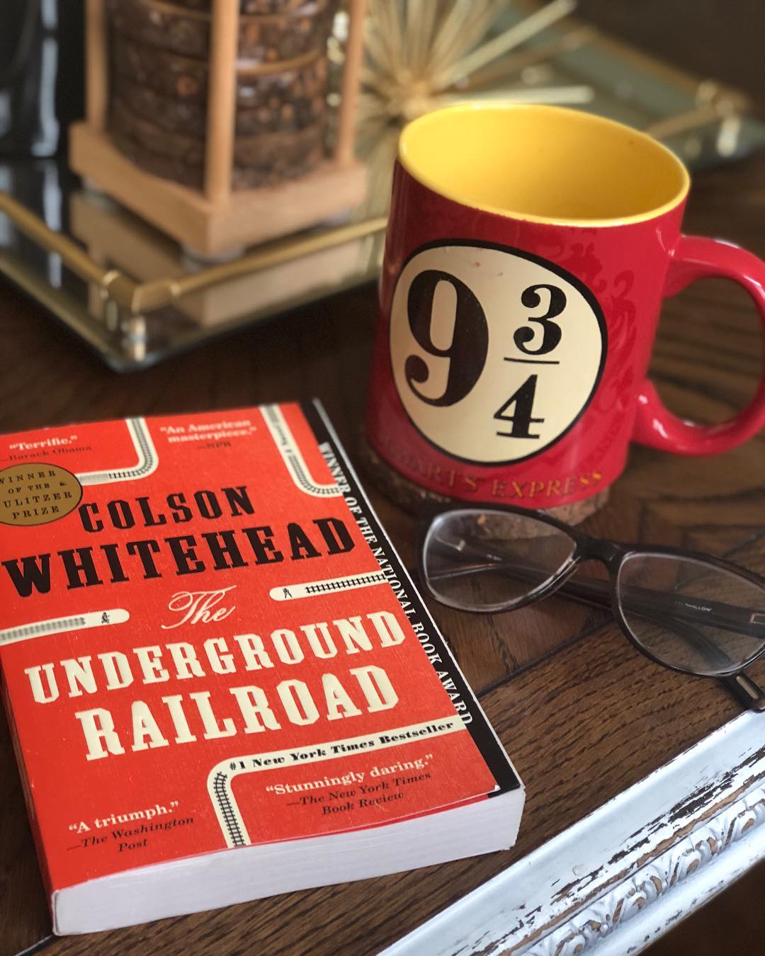 THE UNDERGROUND RAILROAD by Colson Whitehead.